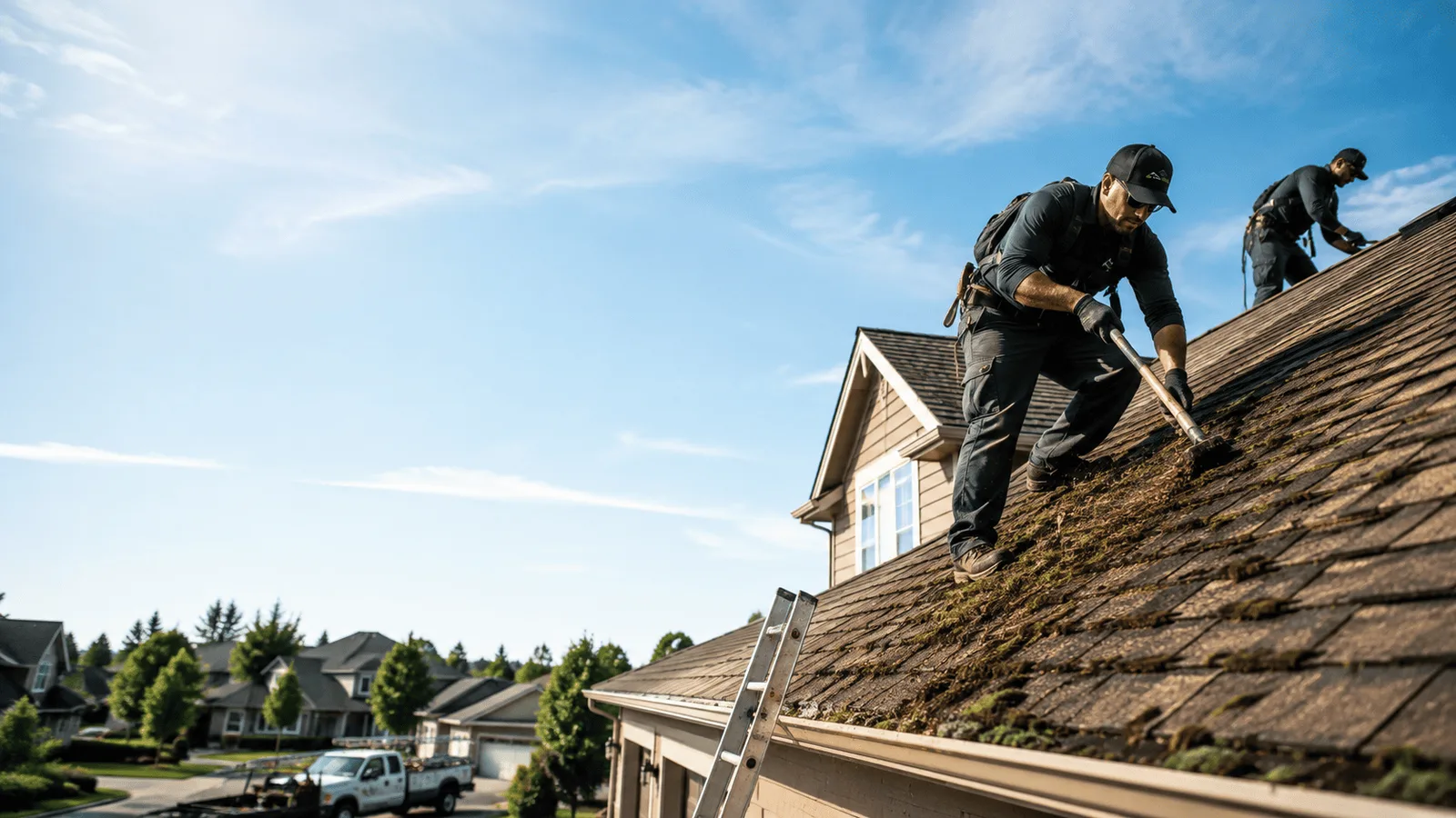 Roof Moss Removal in Lansing, KS near me
